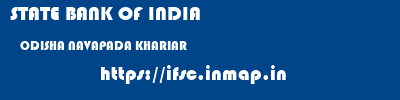 STATE BANK OF INDIA  ODISHA NAVAPADA KHARIAR   ifsc code